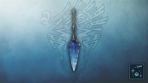 Кулон: нож из лазурного кристалла