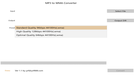 MP3 to WMA Converter Screenshots 1