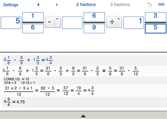 Fraction Calculator with Steps screenshot 4