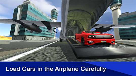 Car Transporter Cargo Airplane Pilot 3D screenshot 1