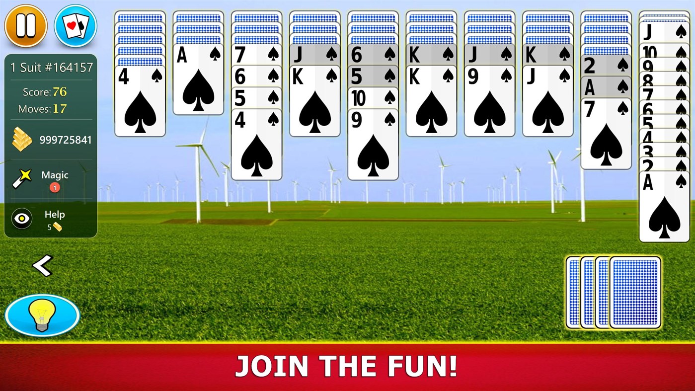 #10. Spider Solitaire Mobile (Windows) 由: G Soft Team