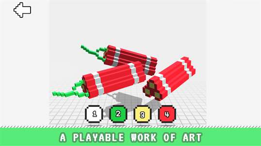 Weapons 3D Color by Number - Voxel Coloring Book screenshot 1