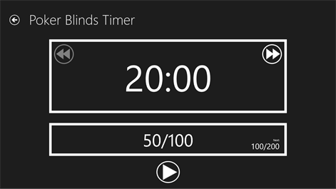 Screenshot: Full control of your Poker Game