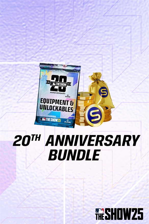 MLB The Show 25 20th Anniversary Bundle Xbox Series X|S and Xbox One cover art