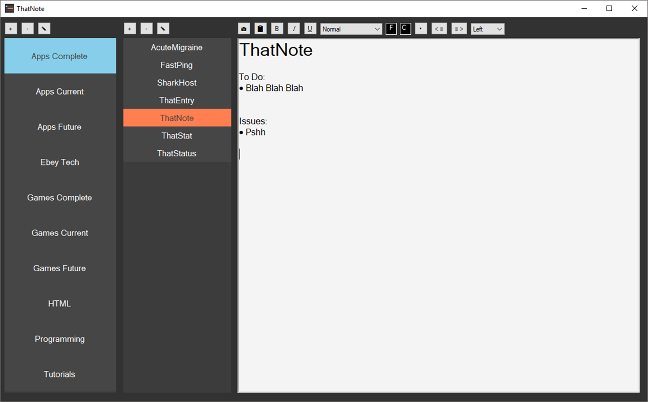 #2. ThatNote (Windows) Podle: Ebey Tech LLC