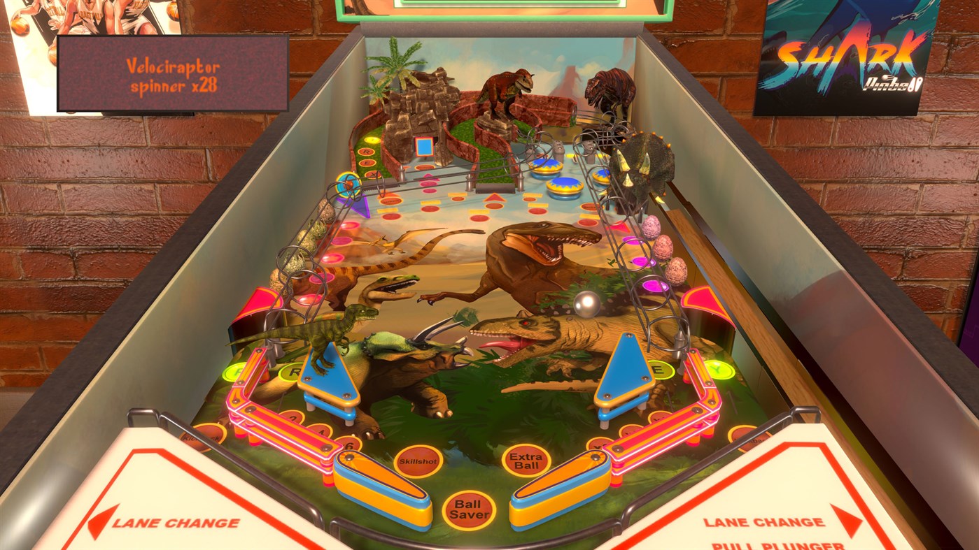 #4. Jurassic Pinball (Xbox) Podle: Super PowerUP Games