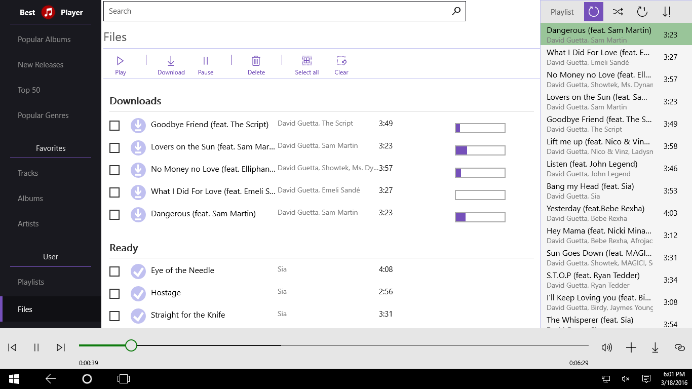 Best Music Player Online for Windows 10