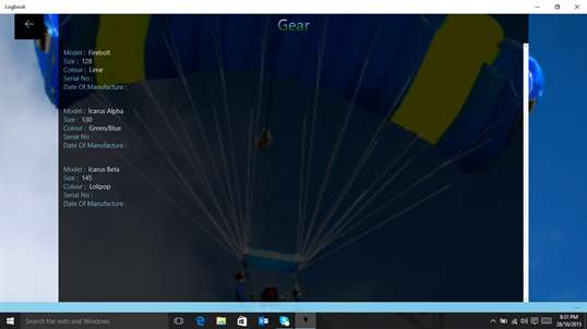 Skydiving Logbook screenshot 3