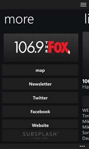 106.9 The Fox screenshot 3