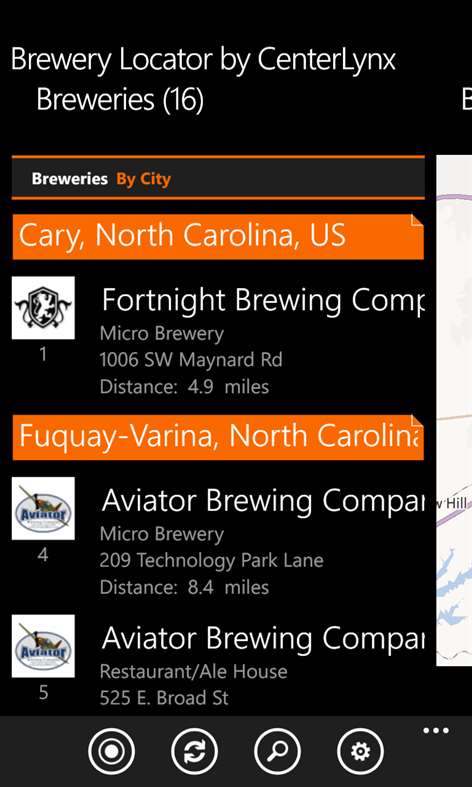 Brewery Locator Screenshots 1