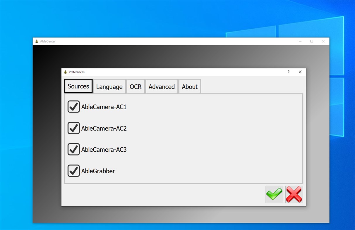 #4. AbleCenter (Windows) بواسطة: Ablecon AS