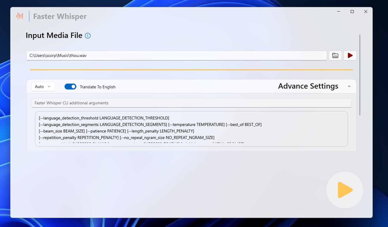 #2. Faster Whisper (Windows) Podle: bosxixi