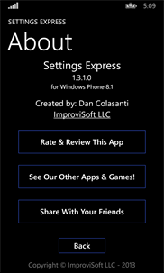 Settings Express screenshot 5