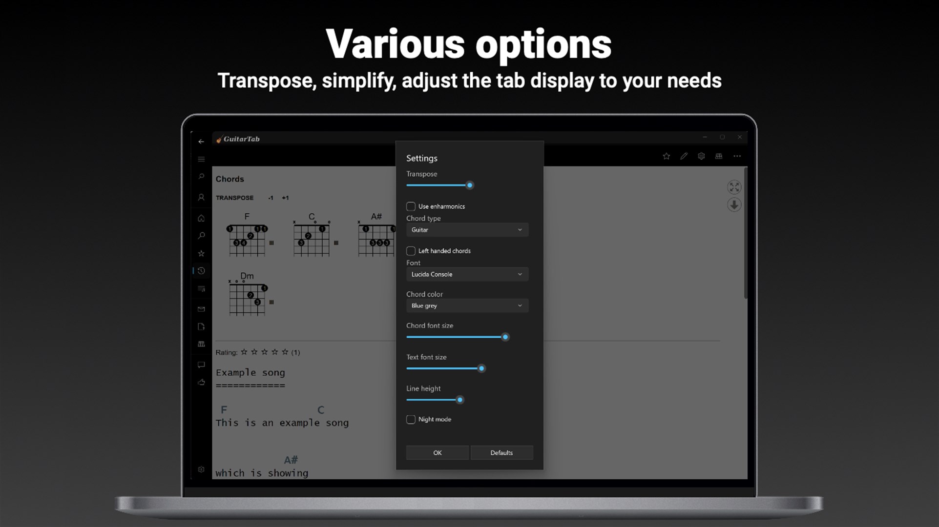 Guitar Tab Player - Microsoft Apps