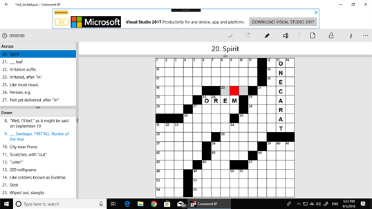 Crossword BF screenshot 4