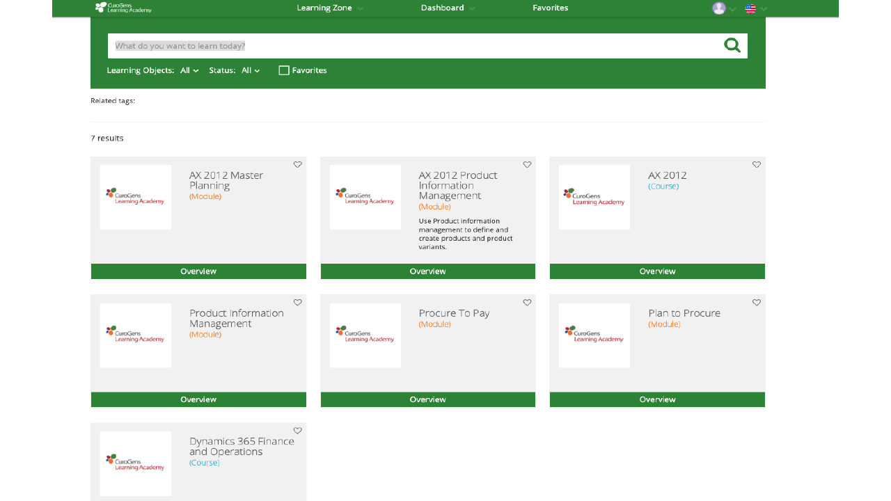 Snapshot 2 of CuroGens Learning Academy