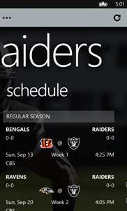 Oakland Raiders screenshot 4