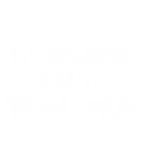 Formation vidéo Word ® 2016