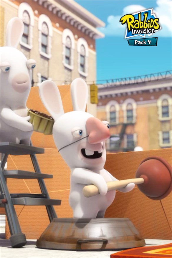 RABBIDS INVASION - PACK #4 SEASON ONE Xbox Series X|S and Xbox One cover art