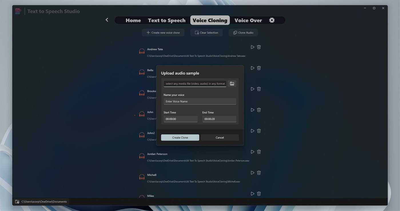 #7. AI Text to Speech Studio (Windows) By: parmata