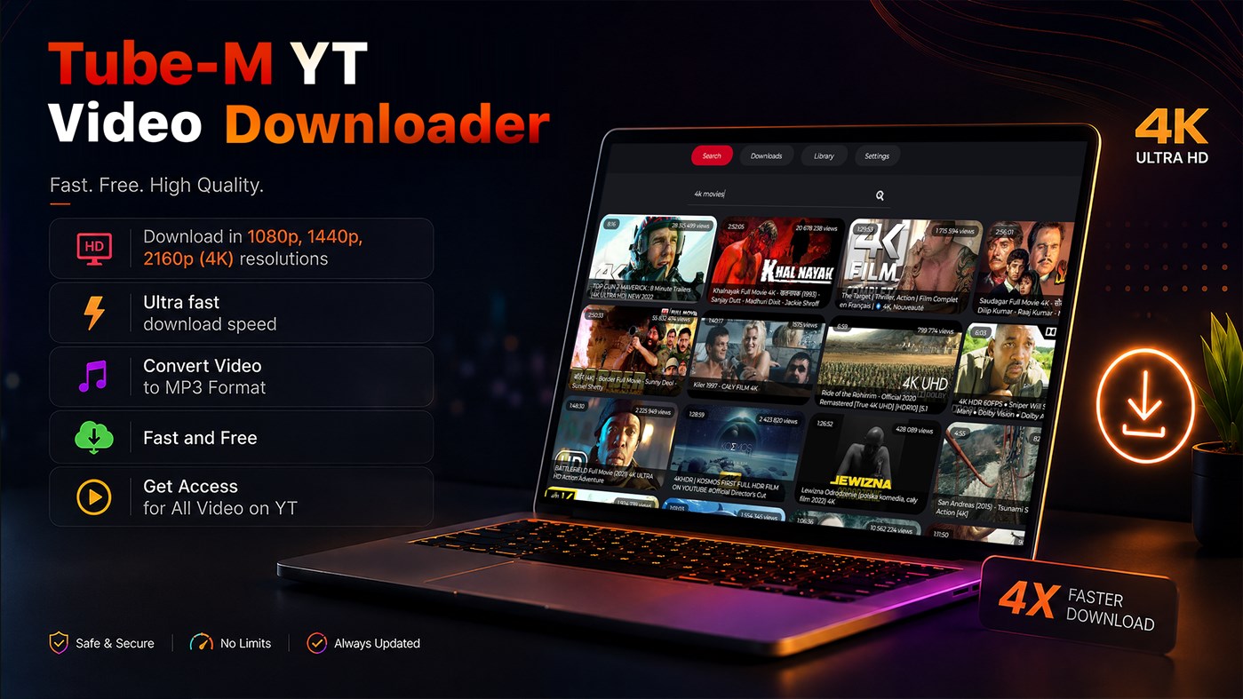 #1. Tubemate YT - MP3 & Video Downloader (Windows) By: Music iTube Media
