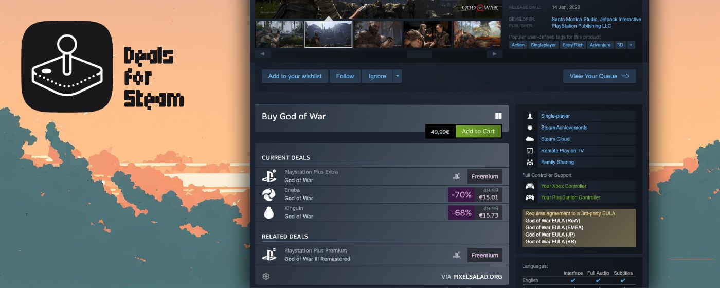 Deals for Steam