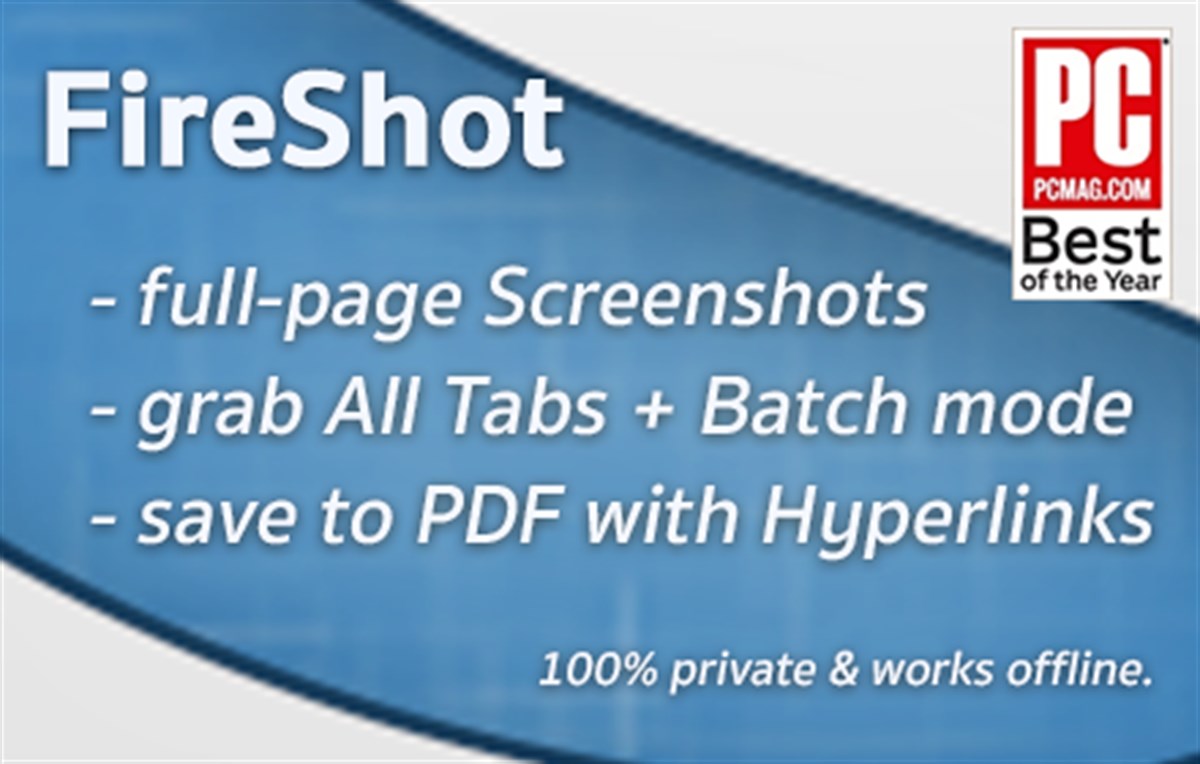 Take Webpage Screenshots Entirely - FireShot