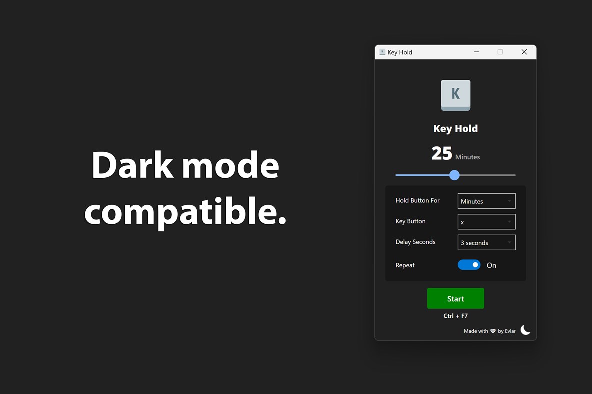 #3. Key Press Holder (Windows) Podle: EvlarSoft LLC