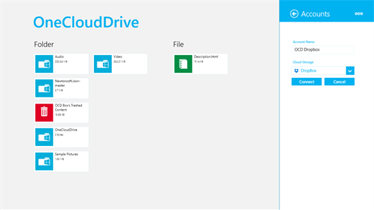 OneCloudDrive screenshot 1