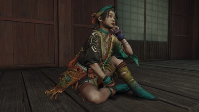 Onimusha: WotS - Наряд для Окуни: танец цветов — скриншот 3