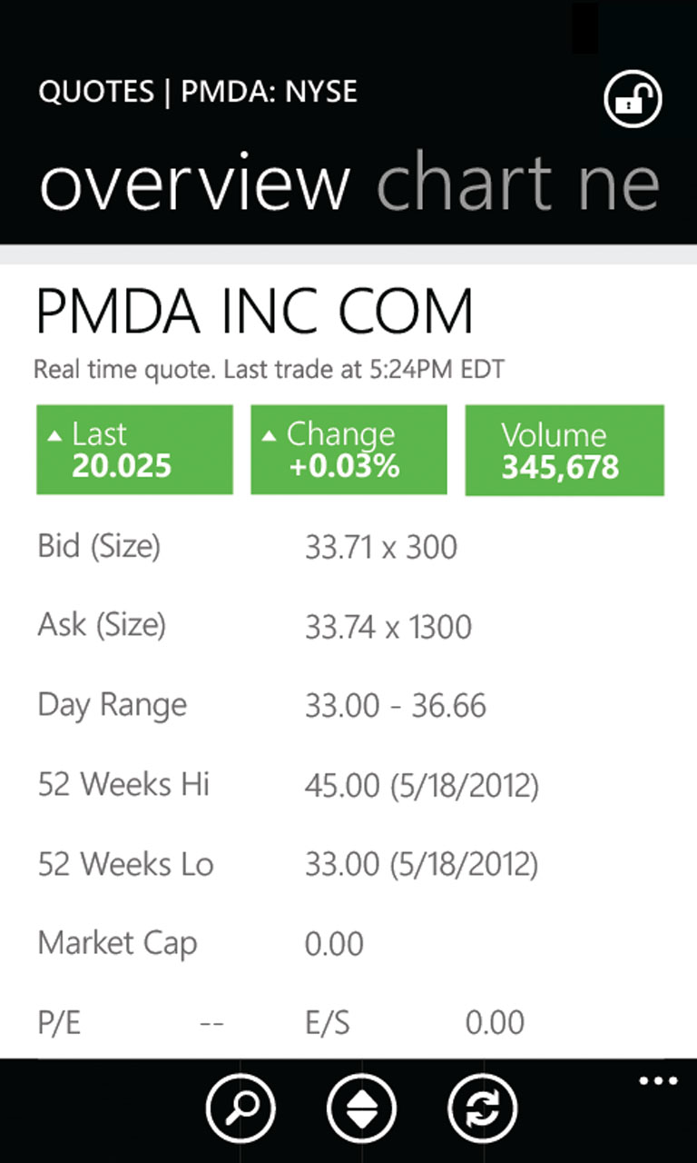 E*TRADE Mobile for Windows 10 Mobile