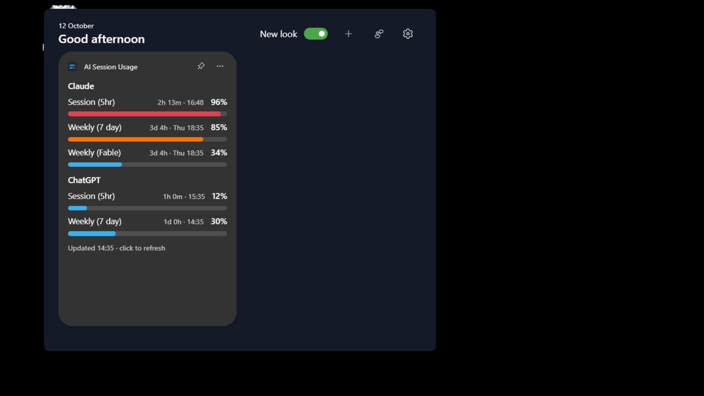#2. AI Session Usage (Windows) بواسطة: chaybits