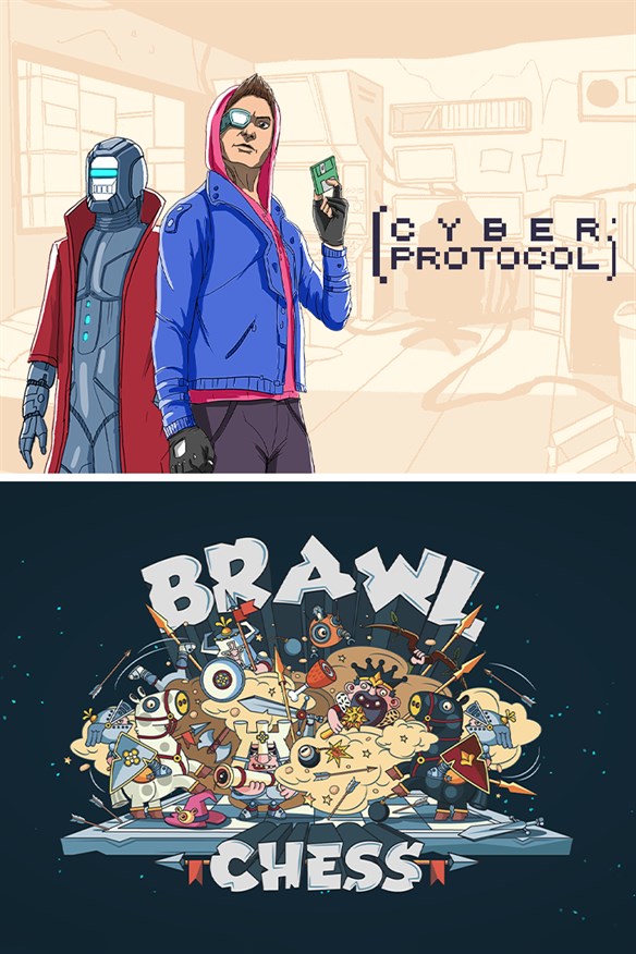 Brawl Chess + Cyber Protocol Xbox Series X|S and Xbox One cover art