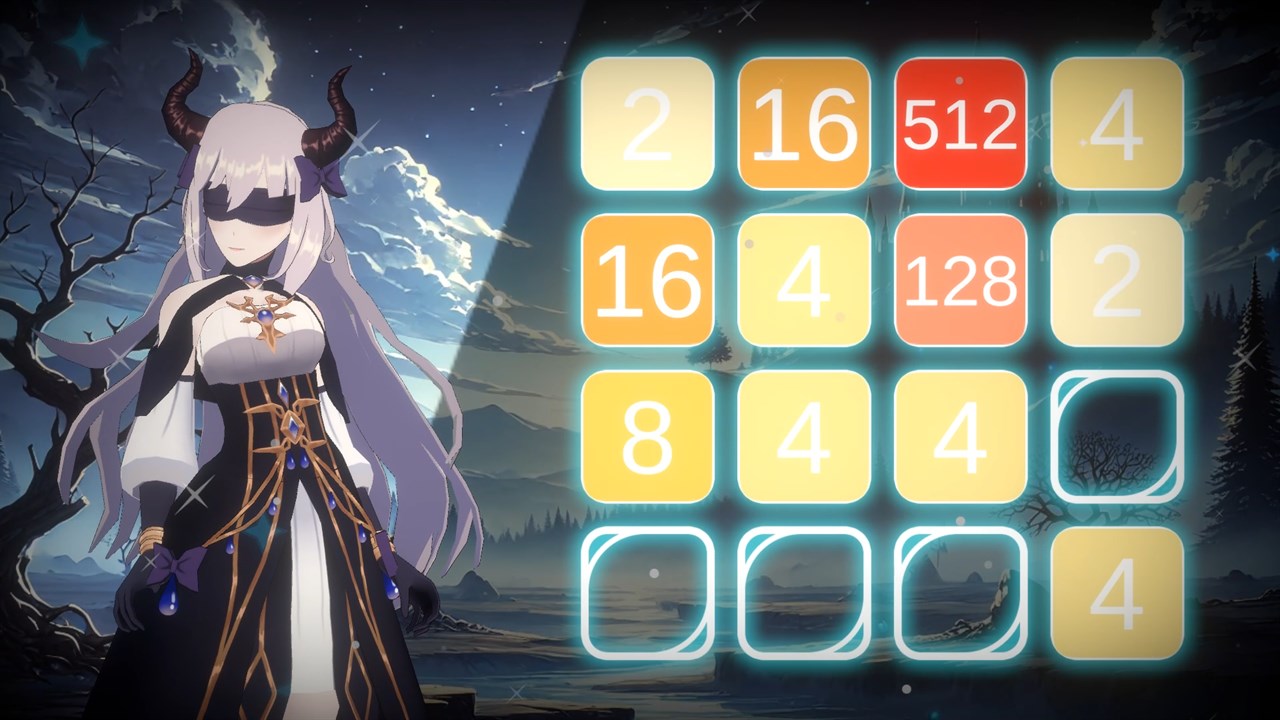 Battle Puzzle 2048 - Wicked Witches screenshot 1