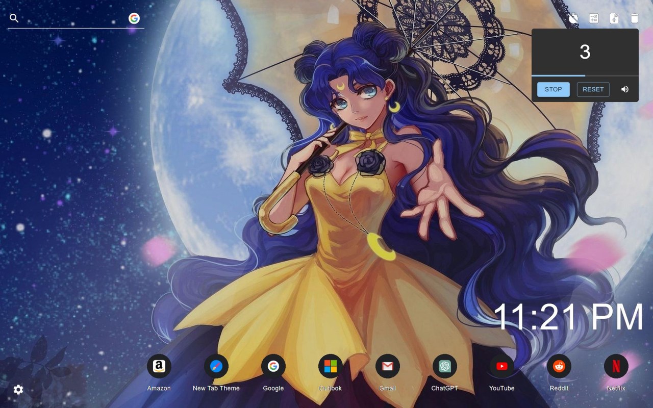 Sailor Moon Wallpaper New Tab