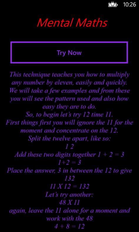 Mental Maths Screenshots 2