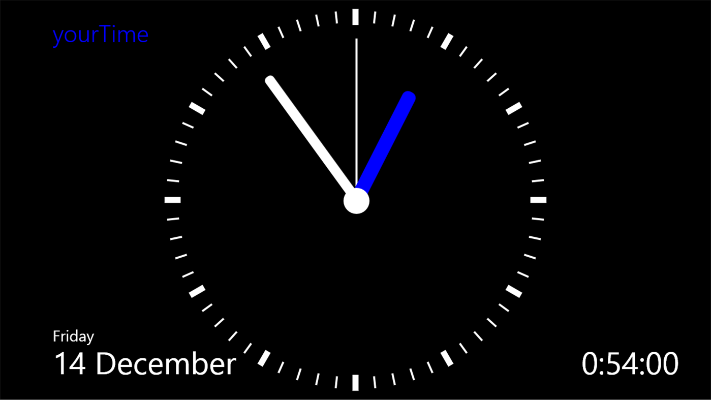 #8. yourTime (Windows) Podle: WPMarcel