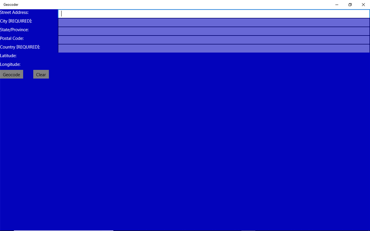 #1. Geocoder (Windows) Bởi: T4 Software Inc.