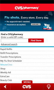 CVS/pharmacy screenshot 1
