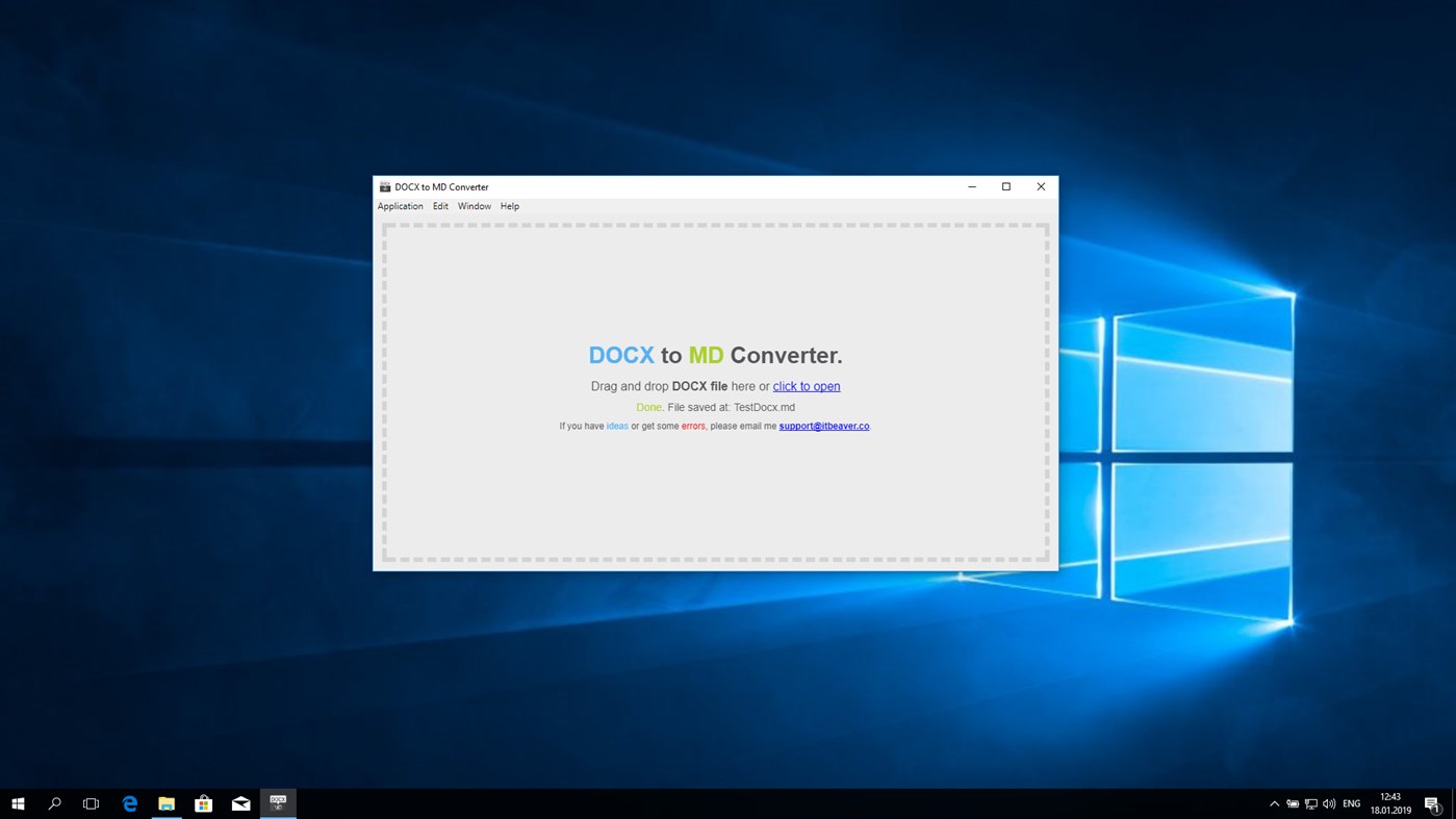 #2. DOCX to MD Converter (Windows) 来自: ITBeaver