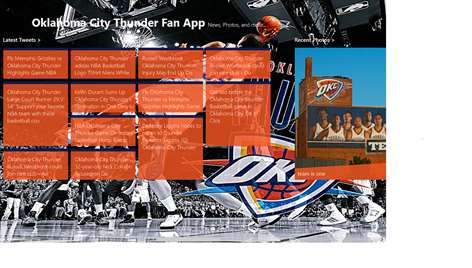 Oklahoma City Thunder Fan App Screenshots 2