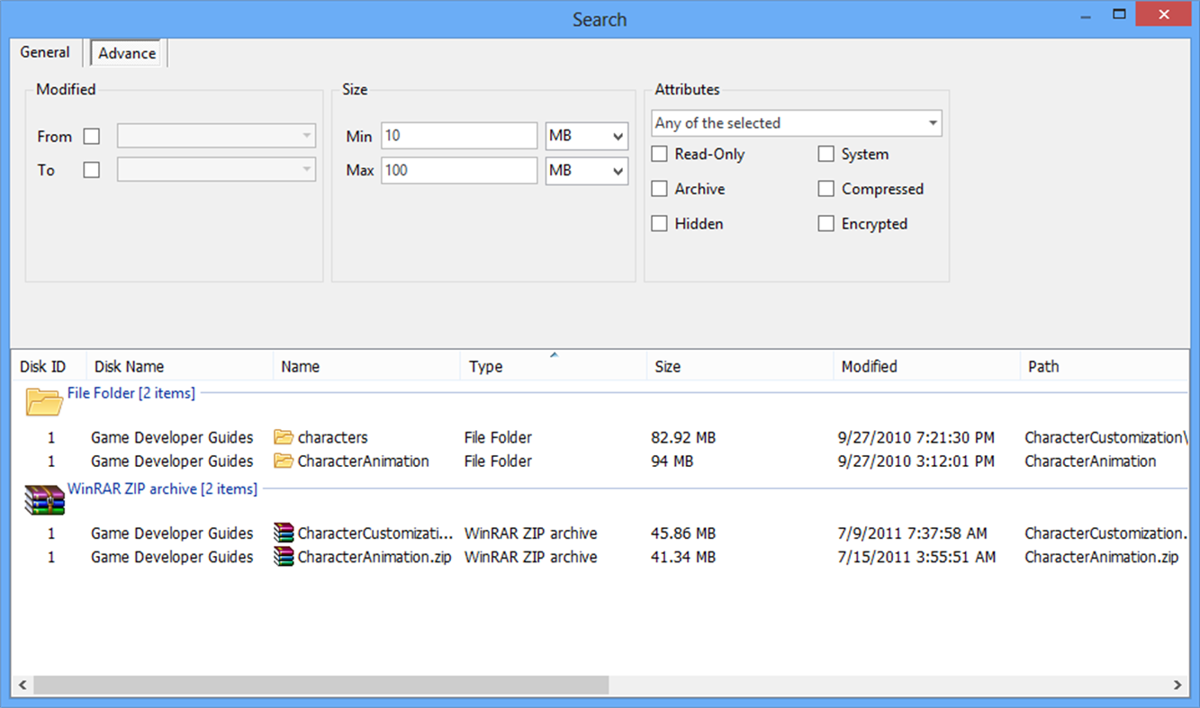 #8. Easy Disk Catalog Maker (Windows) Podle: RBSoft