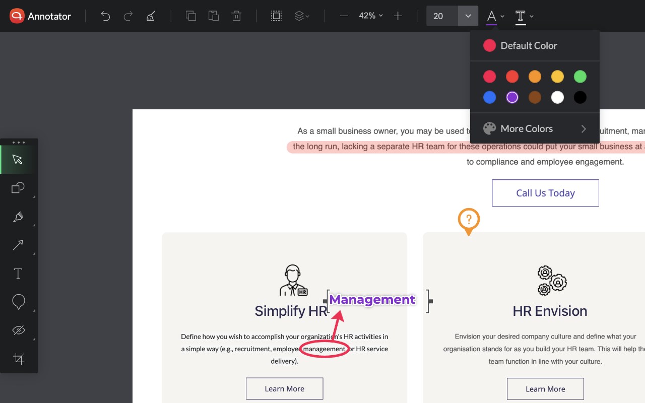 Zoho Annotator