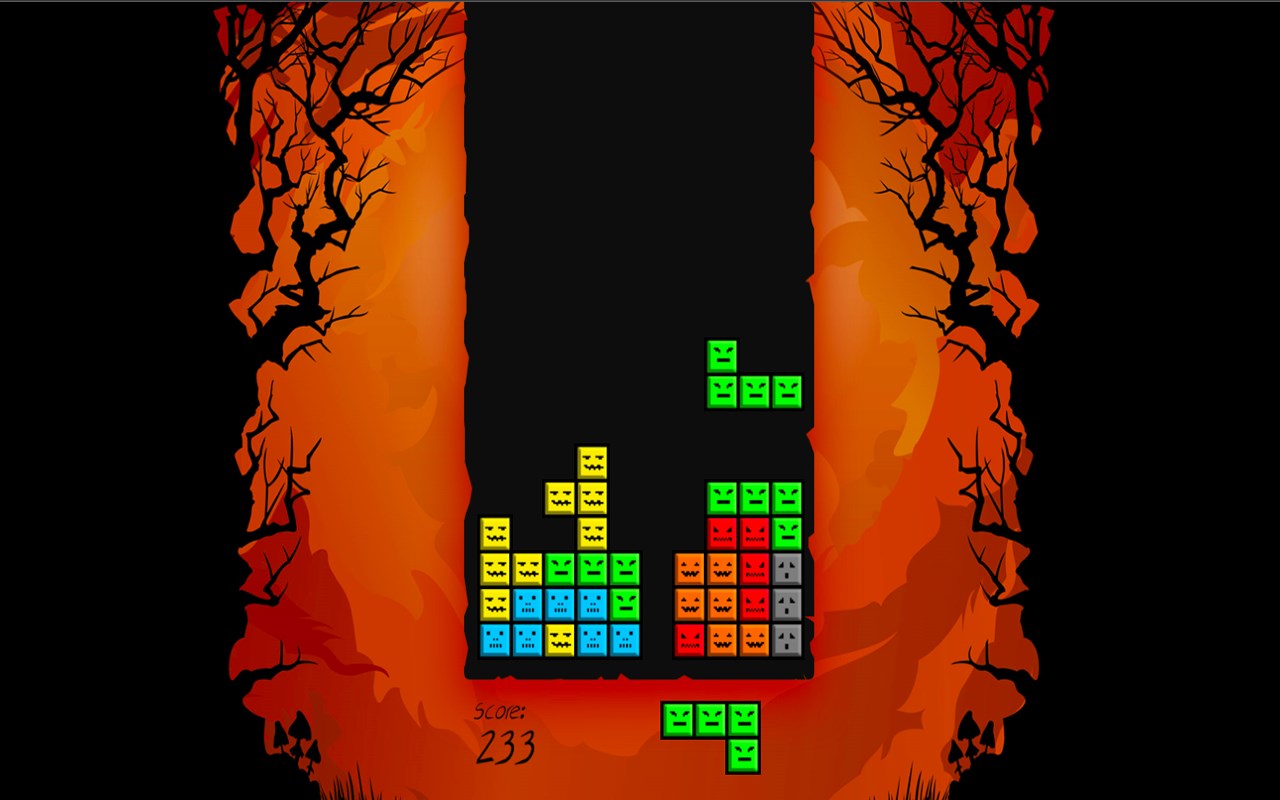 Halloween Tetris - Html5 Game