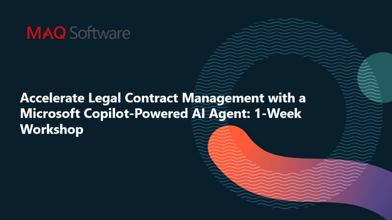 Snapshot 1 of Accelerate Legal Contract Management with a Microsoft Copilot-Powered AI Agent: 1-Week Workshop