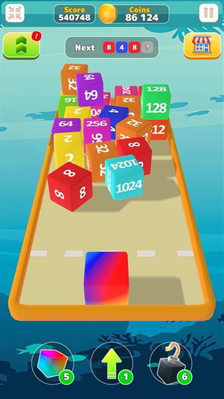 #5. 2048 Cube Merge (Windows) 由: Inlogic-Software