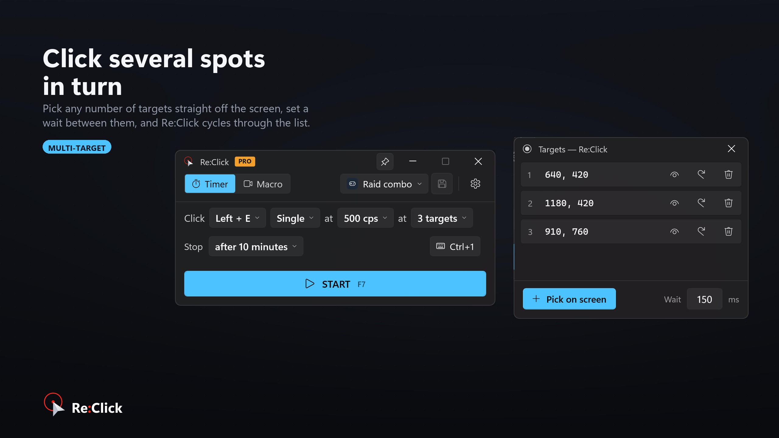 Re:Click - Auto Clicker | Macro Recorder screenshot