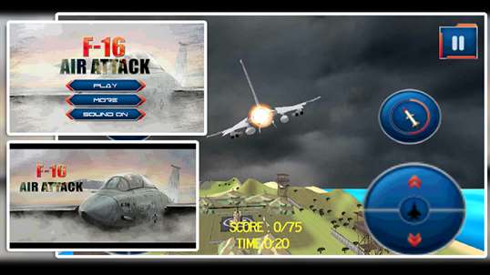 F16 Air Attack screenshot 1