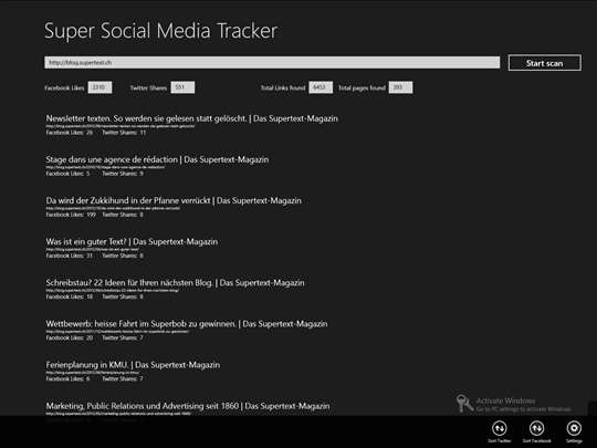 Super Social Media Tracker screenshot 3