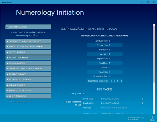 Personal Numbers (Numerology Initiation) screenshot 6